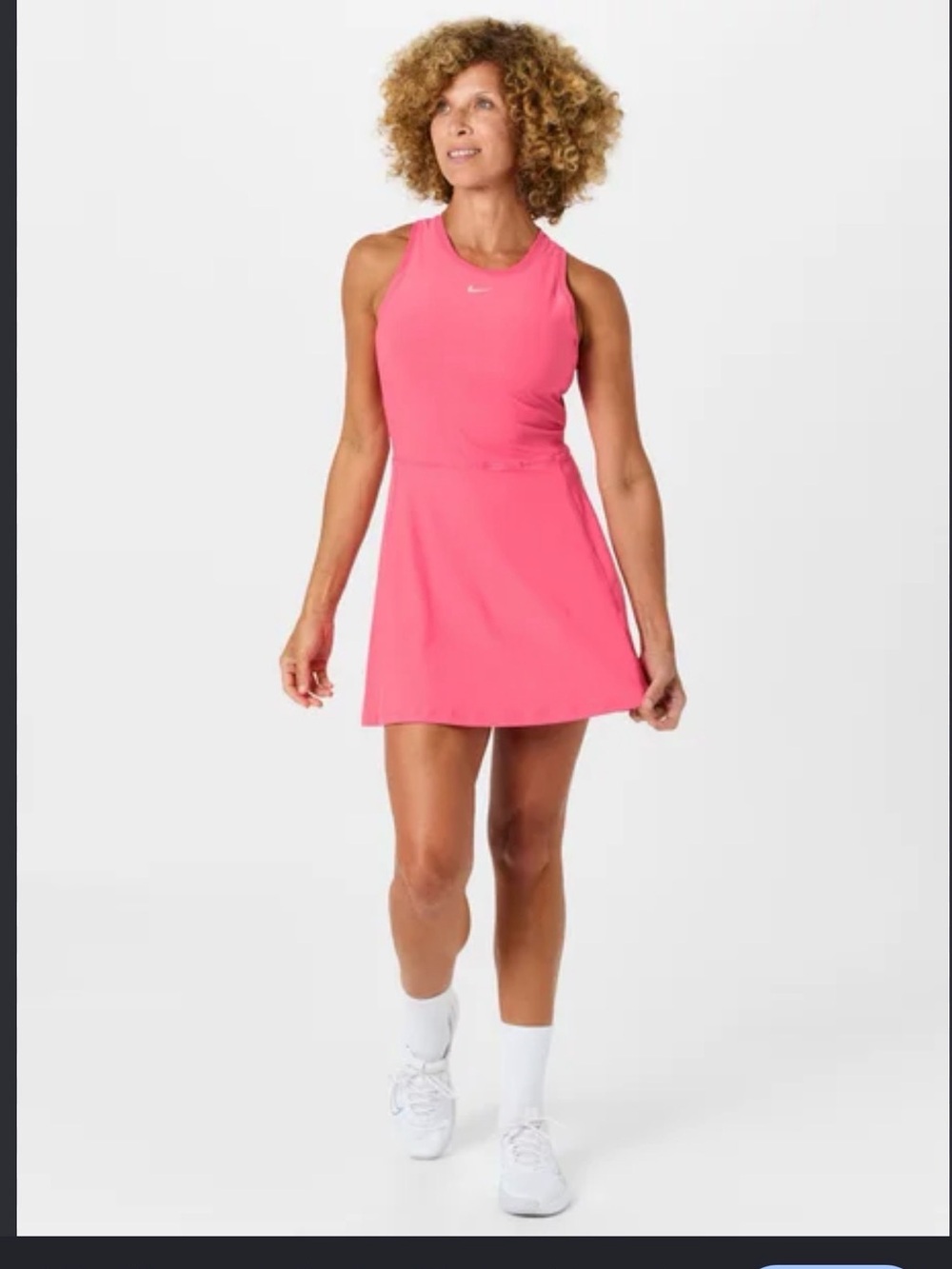 Nike Women's Tennis Dress - Bright Pink Racerback Mini